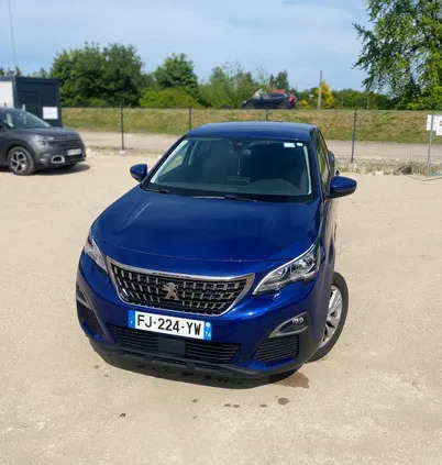 peugeot Peugeot 3008 cena 49050 przebieg: 164625, rok produkcji 2019 z Brusy